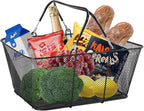 12PCS Shopping Baskets with Handles, Portable Wire Shopping Basket,for Stores Shopping