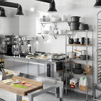 14" Deep x 24" Wide x 64" Height Wire Shelving Kit | 5-Tier | NSF Commercial Storage Rack Unit