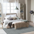 20Pcs Carpet Tiles Peel and Stick, Self Adhesive Carpet Floor Tile 12” x 12”, Light Grey Soft Padded Flooring Sticker, Home Decor for Bedroom Living Room Office, 20 sq ft per Box