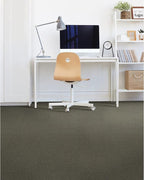 Mohawk Advance 24" x 24" Berber (Loop pile), 0.11" Pile Height, Carpet Tile, Nylon Fiber, Majorca Color, (24 Tiles), (96 sqft/carton)