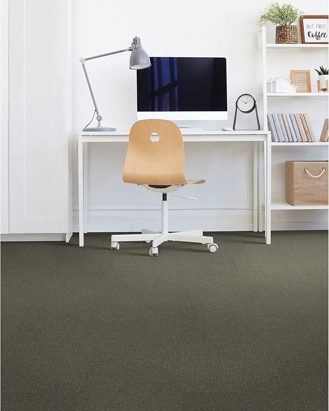 Mohawk Advance 24" x 24" Berber (Loop pile), 0.11" Pile Height, Carpet Tile, Nylon Fiber, Majorca Color, (24 Tiles), (96 sqft/carton)
