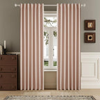 DUALIFE Full Blackout Baby Pink Curtains 63 Inch Long Linen Textured Curtains Thermal Insulated Heat Blocking Noise Reducing Vintage Drapes for Nursery Bedroom Rod Pocket&Back Tab 2 Panels 50W x 63L