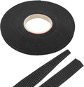 MECCANIXITY Braided Cable Sleeves Heat Shrinkable Fabric Sleeving, 1/4" 60ft Black 2:1 Ratio Heat Shrinkable Cord Protector for Harness Cable, Network Cable Protection, Cable Management