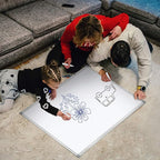 Dry Erase Board for Wall Aluminum Presentation Magnetic Whiteboard with Long Pen Tray, Wall-Mounted White Board for School, Office and Home (40"x30")