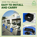 Canopy Water Weight Bag,88 LBS Gazebo Tent Water Weights Set of 4 Leg Weights for Carport, Pop Up Canopy,Tent,Gazebo,Blue