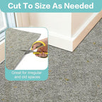 jxgzyy Soft Carpet Tiles 20×20 Inch, 0.38'' Padded Carpet Squares, Non-Adhesive Carpet Flooring with Textured Silicone Back, Easy DIY Cushioning Tiles for Home Office, 4 Pcs/10.8 Sqft