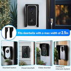 Doorbell Rain Cover,Ring Doorbell Cover,Waterproof Doorbell Anti-Glare Cover,Doorbell Rain Shield/Protector/Plate/Guard,Suitable for Access Control Keypad，Fingerprint Lock，Outdoor Keypad (5.8*2.6IN)
