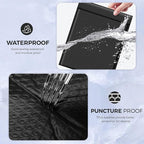 Metronic Large Bubble Mailers 12x15 Inch Black 25 Pack Waterproof Padded Envelopes Opaque Bubble Mailer Cushioning Bubble Envelopes for Shipping Clothes, Books,Jewelry Makeup Supplies