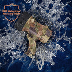 BUYSIGHT Rechargeable Spotlight Flashlight,1000000 LMS Hand held Spot Lights IP67 Waterproof led Flash Lights Boat Spotlight Torch with red Filter (Camouflage Grey)