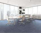 Mohawk Basics 24" x 24" Berber (Loop pile), 0.07" Pile Height, Carpet Tile, PET Fiber, Ocean Tide Color, (24 Tiles), (96 sqft/carton)