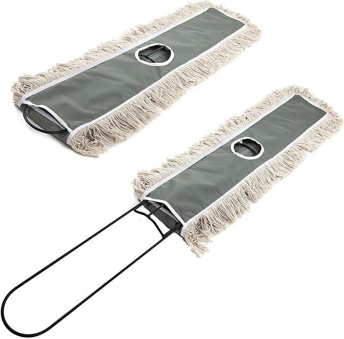 2 Pack of 36 Cotton Refills for Industrial Class Floor Dust mop Series Can be fit with Others (2 Pack of 36 Cotton Refill)