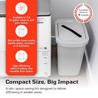 City Box 7 Gallon Double Bin Trash Can Recycle Bin with Lid for Residential, Business, and Commercial Recycling - NYC Compliant (Double Kit Paper Waste)