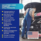 Stardust Spill Products Oil-Only Spill Kit – OSHA Compliant Solution for Vehicles, Industrial, & Restaurant Use, Emergency Response Oil Cleanup, 2-Pack