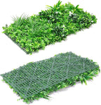 NatraHedge Artificial Maui Living Wall Vertical Garden for Outdoor Hedge Installments or Indoor Decor (5 Pack) 28 SQF