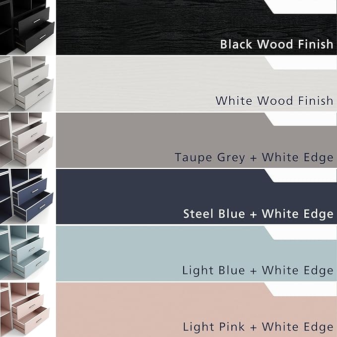 Homes: Inside + Out Apexa 2-Drawer Wooden Stackable Storage Drawers, Small Food Pantry Cabinet, Cajonera De Madera, Underbed Drawer Dorm Teen Room Decor & Bedroom, Home Office, Kitchen, Light Pink