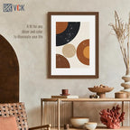 VCK 18x24 Poster Frame 5 Pack, Brown Wood Picture Frame with Exclusive Wood Grain, Wall Hanging