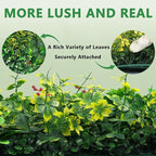 Artificial Grass Wall Panels, 20''x20'' 6pcs Boxwood Wall Panels with Tropical Leaves, Faux Greenery Privacy Fence Screen, Grass Backdrop for Outdoor Indoor Garden Birthday Wedding Decor