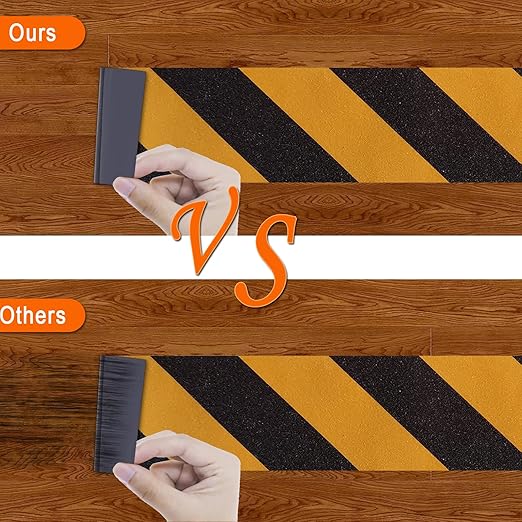 Anti Slip Grip Tape for Stairs 4Inch x 35Ft Non-Slip Strips Yellow/Black Non Skid Safety Tape for Outdoor/Indoor Steps, Stairs, Traction Tread Staircases, Boats