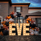 Marquee Letters 4 Feet Tall, 4FT Large Light up Letters E, Big Sign E with Warm White Light for First Birthday Wedding Proposal Engagement Graduation Party Backdrop Decorations