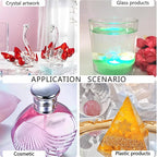 16 LED Light Display Stand Base for 3D Crystal Glass Art,Holiday Casual Atmosphere Ornament Lamp- 6 Inch Rectangular Illuminated Holder Colorful Lights (silver)
