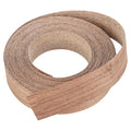 1-1/2 Inch x 50ft Roll of Walnut Wood Veneer Edge Banding, Veneer Edge Banding, Pre-glued Flexible Veneer Edging, Real Wood Tape Banding for Cabinet Repair Furniture Restoration