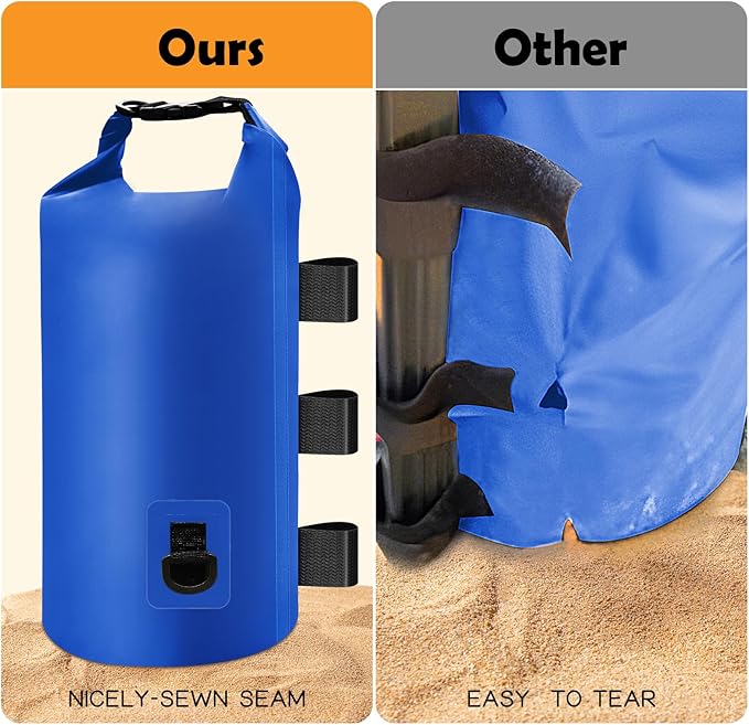 Canopy Water Weight Bag,112 LBS Canopy Weights Sand Bags,Canopy Tent Weights for Canopy Legs,Heavy Duty Weights Bags for Pop Up Tent Gazebo Legs(Without Sand)