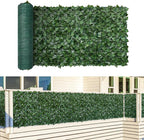 TANG 6'x14'FT Faux Ivy Privacy Fence Screen Roll- 1Pc Artificial Leaf Fences Greenery with 130 GSM Mesh Panel,Outdoor Green Wall Chain Link Fence Covering for Balcony Backyard Patio, Ivy