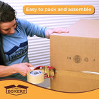 The Boxery 10"x8"x8" Brown/Kraft Corrugated Cardboard Shipping Boxes 25-Pack | Mailing, Packing, Moving & Storage for Business/Home – Durable - Eco-Friendly, Recyclable - Made in the USA