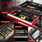 【48PCS & 5 Sizes】 Tool Box Organizer Tray, Toolbox Drawer Organizer with Non-Slip Pads, Desk Drawer Divider Set, Fits Rolling Tool Chest Cabinet for Garage & Workbench