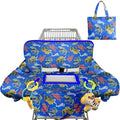 Shopping Cart Cover for Baby Girl Boy 2-in-1 High Chair Water Resistant High Chair Cover w/Phone Pouch Pocket Gender Neutral Cart Cover for Babies Padded Grocery Cart Cover for Baby