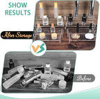 8 Pcs Large Acrylic Display Risers, 12" Large Risers Display Stands, 0.19" Thick Clear Risers Display Stands Large, Clear Rectangular Display Shelf for Showcase, Collectibles, Cupcake, Dessert