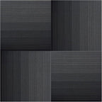 Carpet Tiles, Carpet Squares, Office Carpet Tiles Removable, Carpet Tile Flooring for Basement, 20" x 20" Berber (Loop Pile), Gradient Black, 0.24" Pile Height (12 Tiles, 32 sqft/Box)