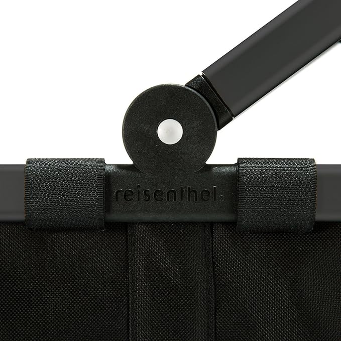 reisenthel carrybag frame black/black - Sturdy shopping basket with plenty of storage space and practical inner pocket - water-repellent