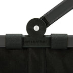 reisenthel carrybag frame black/black - Sturdy shopping basket with plenty of storage space and practical inner pocket - water-repellent