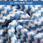 JOYMOOP Microfiber Cleaning Cloth, Mixed Color Towels with Edging, Large Size 6 Pack (11.8" x 15.7"), Absorbent Streak Free Lint Free Rags for Cleaning, Reusable and Washable Towels