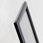 DisplaysMarket 8.5x11 Snap Frame for Wall Mount, Opti Frame, 1 inch Profile- Black, 1000