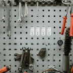 Garneck 10pcs Heavy Duty Metal Pegboard Hooks Set Rod for Garage Workshop Tool Storage and Craft Organization Bend-Resistant Hooks for Pegboards and Wall Panels
