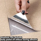 30Pcs Carpet Tiles Peel and Stick, Self Adhesive Carpet Floor Tile 12” x 12”, Khaki Soft Padded Flooring Sticker, Home Decor for Bedroom Living Room Office, 30 sq ft per Box