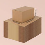 Edenseelake 40 Pack 10x6x6 inches Shipping Boxes Medium Cardboard Boxes for Packing, Moving, Mailing, Brown