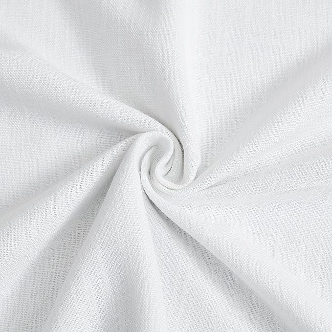 Vision Home White Pinch Pleated Full Blackout Curtains 60 inch Wide Thermal Insulated Window Curtains 84 inch for Living Room Bedroom Room Darkening Pinch Pleat Drapes with Hooks Back Tab 60"Wx84"Lx1