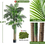 Big Artificial Palm Tree Tall Faux Tropical Trees Indoor Outdoor Realistic Floor Plants Large Fake Plant for Home Living Room Office Decor Porch Outside Patio arboles para Modern Farmhouse decoracion