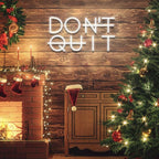 Don't Quit LED Neon Sign for Wall Decor, DO IT Neon Lights Party Decorations, USB Powered Switch Lighting Adjustable for Office, Gym, Man Cave, Gamer Room Decor