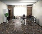 Mohawk Basics 24" x 24" Berber (Loop pile), 0.09" Pile Height, Carpet Tile, PET Fiber, Coffee Color, (24 Tiles), (96 sqft/carton)