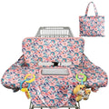 Shopping Cart Cover for Baby Girl Boy 2-in-1 High Chair Water Resistant High Chair Cover Blue Sailboat Gender Neutral Cart Cover for Babies Padded Grocery Cart Cover for Baby