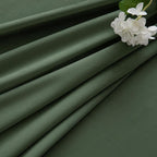 MIULEE Velvet Curtains 90 Inches Long 2 Panels Set for Bedroom, Pinch Pleat Back Tab Luxury Thermal Insulated Living Room Darkening Drapes Pleated Blackout Window Curtains with Hooks, Olive Green