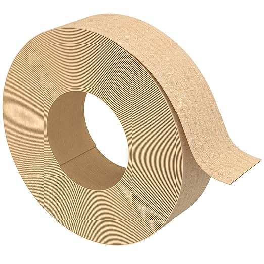 Maple Edge Banding, 2 inch x 500ft roll of Wood Edge Banding Pre-glued Flexible, Veneer Tape for Cabinet Repair Furniture