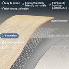 Oak Edge Banding, 3/4 inch x 250ft roll of Real White Wood Edge Banding Pre-glued Flexible, Veneer Tape Banding for Cabinet Repair Furniture