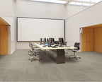 Mohawk Elite 24" x 24" Berber (Loop pile), 0.1" Pile Height, Carpet Tile, Nylon Fiber, Dove Color, (1 Tile)
