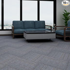 16-Pack 20"x20" Carpet Tiles, Non-Adhesive Soft Padded Floor Squares with Seamless Look for Home, Office, Indoor & Outdoor Use (43 Sq Ft) (K2)