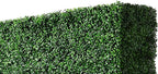 AGPL Artificial Boxwood Hedge Wall (38" Width* 12" Deep* 48" Height) with Dark Gray Stainless Steel Planter Box (48.0)